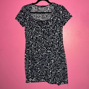 SMALL COTTON ON LOOSE DRESS🪷🩵🖤